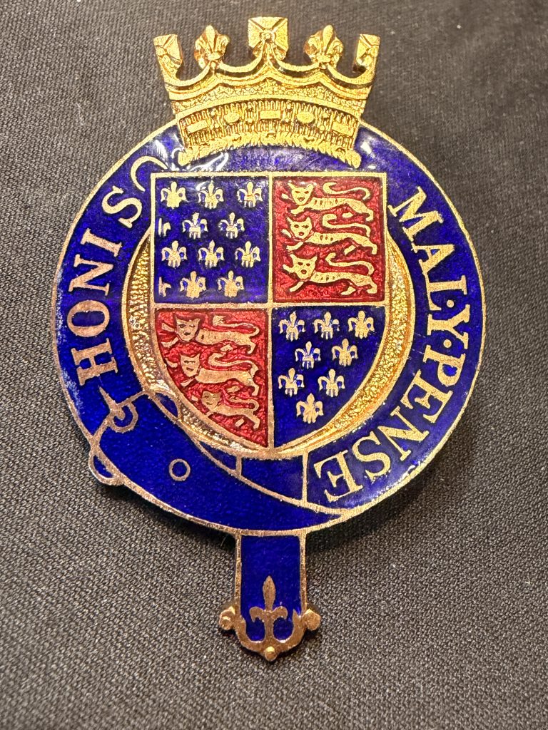 military badge image in enamel